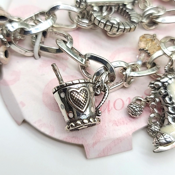 $108 NEW W TIN! Brighton "WINTER WONDERLAND" Holiday Charm Bracelet! ❄️❄️ Rare! - Picture 9 of 12